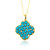 Zilveren halsketting met Sleeping Beauty Turkooisen (Faszination Türkis)