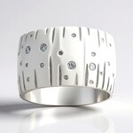Anello in argento con Diamante I1 (G) (Annette)