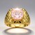 Bague en or et Kunzite du Brésil (de Melo Gold)