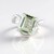 Anello in argento con Ametista Verde
