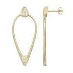 Orecchini in argento con Zircone (Adela Silber)