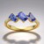 Anello in oro con Tanzanite AAA (CIRARI)