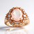 Anello in argento con Quarzo Rosa