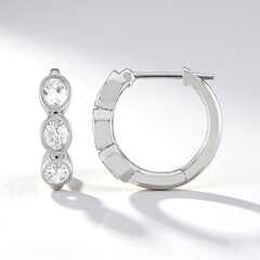 Orecchini in argento con Zircone