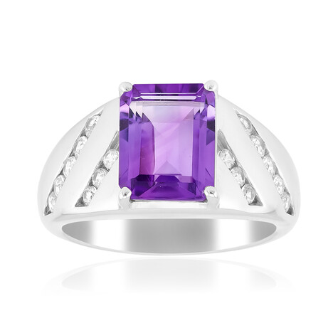 Anello in argento con Ametista (de Melo Essence)