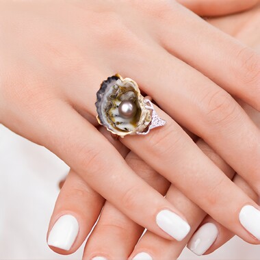 Anillo en plata con Concha (TPC)