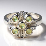 Anello in argento con Alessandrite Occhio di Gatto