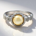Anello in argento con Conchiglia Abalone
