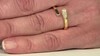 Zilveren ring met een witte topaas