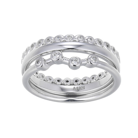 Anello in argento con Zircone