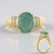 Anello in argento con Grandidierite