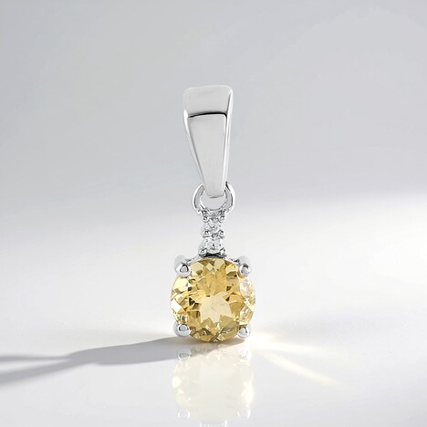 Ciondolo in argento con Berillo Giallo