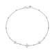 Bracelet en argent et Topaze blanche