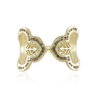 Anello in oro con Diamante Champagne I2 (Ornaments by de Melo)
