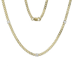 Collana in argento con Zircone (Adela Silber)