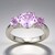 Anello in argento con Ametista