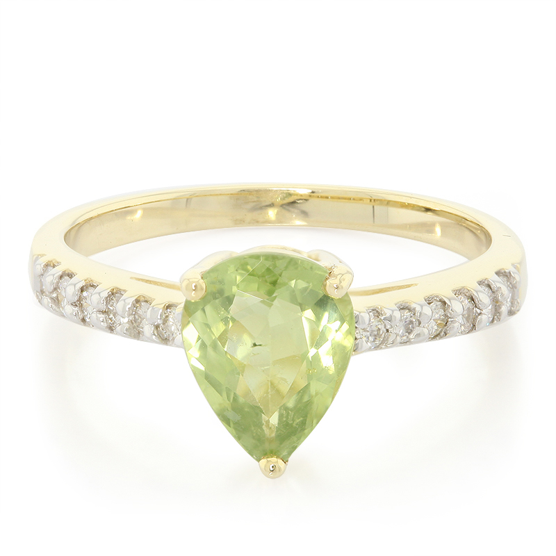 Anello Rettangolare Con Pietra Paraiba Creata – Uloveido – Zirconia Cubica Verde – Ottone Placcato Nero – Regalo Donna In Sacchetto