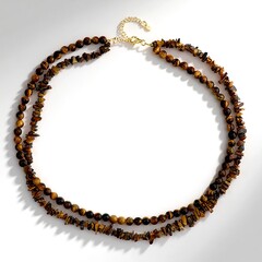 Collana in argento con Occhio di Tigre