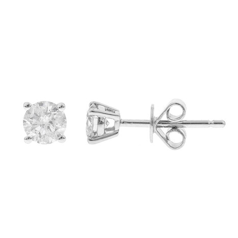 14K SI1 (H) Diamond Gold Earrings (CIRARI)