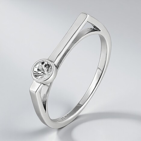 Anello in argento con Danburite