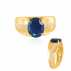 Bague en argent et Opale Mezezo (de Melo Essence)