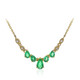Collier en or et Emeraude de Zambie AAA (CIRARI)