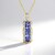 Collana in argento con Tanzanite (Gems en Vogue)