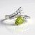 Bague en argent et Péridot