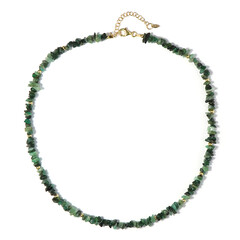 Zambian Emerald Silver Necklace