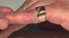 Zilveren ring met I1 Argyle-Rose de France diamanten (Annette)