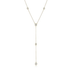 9K I3 (H) Diamond Gold Necklace (de Melo Gold)