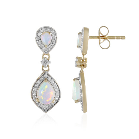 Welo-Opal-Silberohrringe