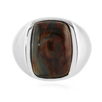 Anello in argento con Pietersite Dorata