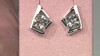 Pendientes en plata con Amatista verde (Pallanova)