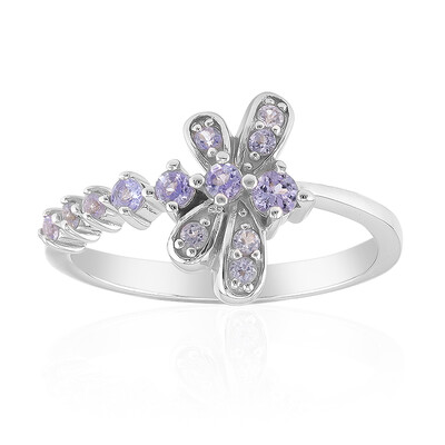 Anello in argento con Tanzanite