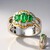 Anello in argento con Smeraldo Zambia (Gems en Vogue)