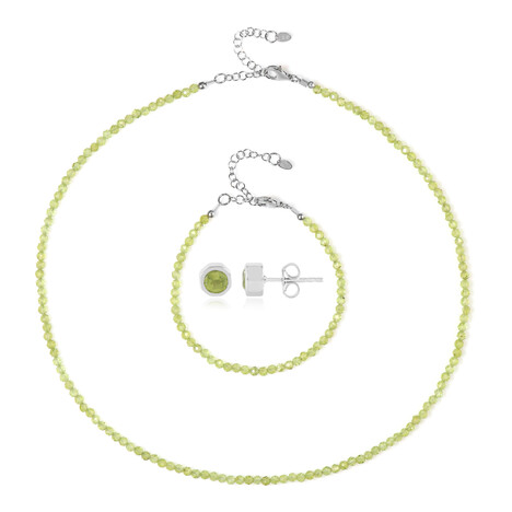 Parure in argento con Peridoto