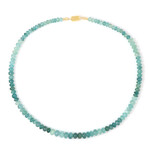 Collar en plata con Grandidierita (Adela Silber)