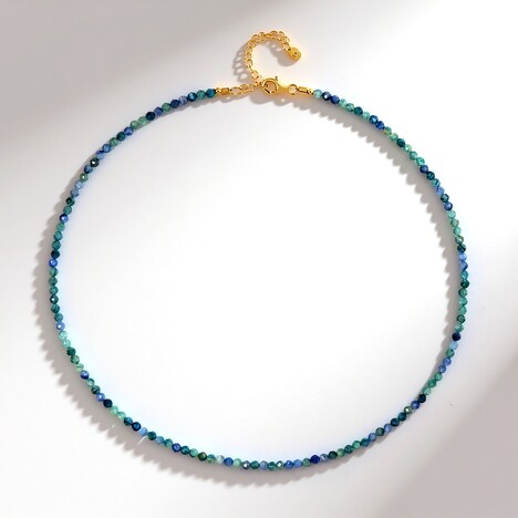 Collana in argento con Cianite del Nepal