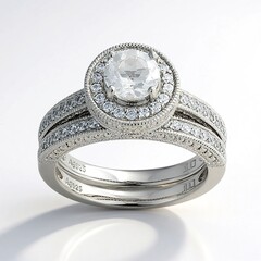 Anello in argento con Topazio Bianco