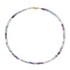 Collana in argento con Fluorite