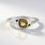 Anello in argento con Tanzanite Gialla (non riscaldata)
