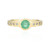 Colombian Emerald Silver Ring