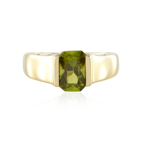 Anello in oro con Sfene