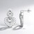 Orecchini in argento con Zircone (Adela Silber)
