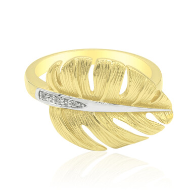 Zilveren ring met een zirkoon