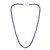 Zilveren halsketting met lapis lazulistenen