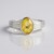Anello in argento con Fluorite Gialla