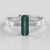 Anello in oro con Tormalina Verde di Benedito (Adela Gold)