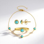 Anello in argento con Turchese Sleeping Beauty (de Melo)